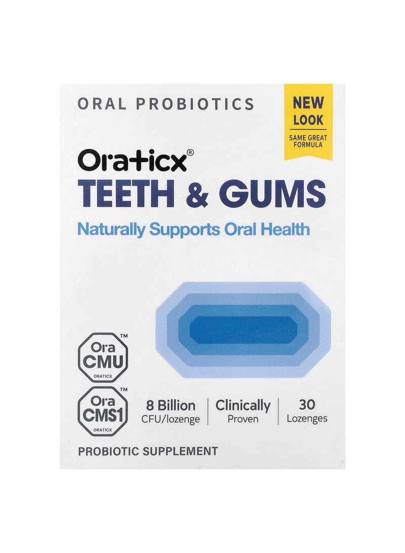 Teeth & Gums, Oral Probiotics, Grape, 30 Lozenges